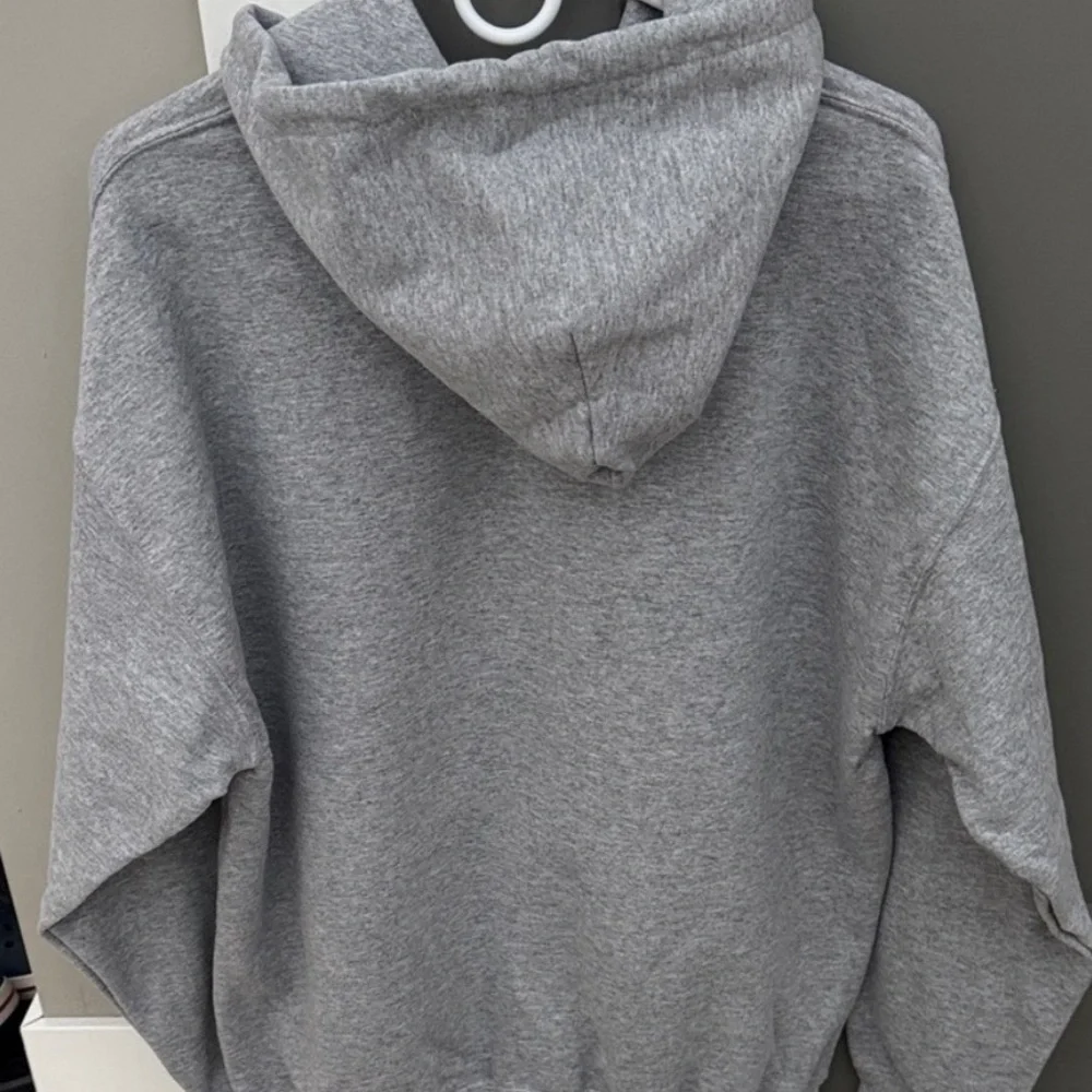 Caterpillar Gray Hoodie with Black Logo